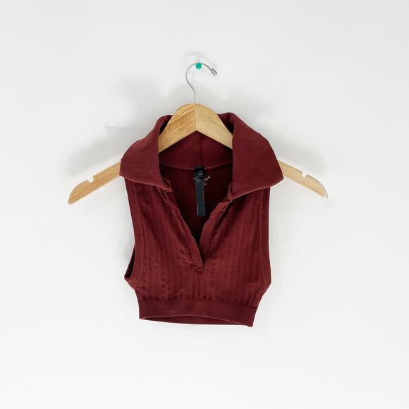 Urban Outfitters Out From Under Red Crop Top Size XS/Small - Picture 1 of 5